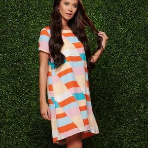 Color Block Shift Dress